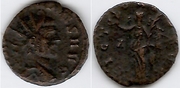 QUINTILLUS (270 CE) Ae Antoninianus, Arles (?) Mint; SR-11455.  **SOLD OUT**