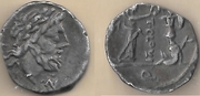 ROMAN REPUBLIC: T. Cloelius (c.98 BCE) Quinarius; RSC Cloulia 2b.  **SOLD OUT**
