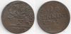 ROSTOCK (Civic Issue) 1761 6 Pfennig.  **SOLD OUT**