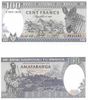 Rwanda 1989 100 Francs, Pick 19a, B119a Rwanda 1989 100 Francs, Pick 19a, B119a