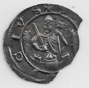 SACHSEN-ANHALT: Magdeburg: Friedrich I von Wettin (1142-51) Brakteat, Halle/Saale Mint;  Bonhoff 627.  **SOLD OUT**
