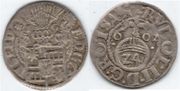 SCHAUMBURG: Ernst III (1601-22) 1602-IG 1/24 Taler, Altona Mint; KM-8.  **SOLD OUT**