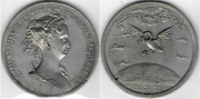 SCHLESWIG-HOLSTEIN 1710 Medal; Death of Sophie Amalie, Princess of Schleswig-Holstein Gottorp.  **SOLD OUT**