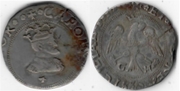 SICILY: Carlos I (1516-1556; HRE Carlos V) 1555 4 Taris, Messina Mint; Vti-207.  **SOLD OUT**