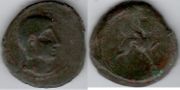 SPAIN: Castulo (2nd-1st Century BCE) Ae Sestertius;  Bur 540, v.Bur 878.