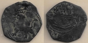SPAIN: Felipe II (1556-98)  2 Cuartos, Cuenca Mint; CCT-708.  **SOLD OUT**