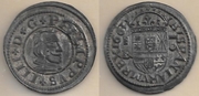 SPAIN: Felipe IV (1621-65) 1663-BR 16 Maravedis, Segovia Mint; CCT-1235.  **SOLD OUT**