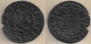 SPAIN: Felipe IV (1621-65) 1664-Y 16 Maravedis, Madrid Mint; CCT-1150.  **SOLD OUT**