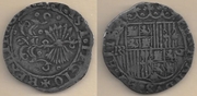 SPAIN: Ferdinand & Isabella (1474-1504) 1492-1504 1 Real,  Granada Mint, Assayer R; CCT-264.  **SOLD OUT**