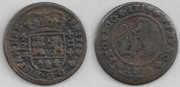 SPAIN: Zaragoza: Felipe V (1700-46) 1719 2 Maravedis; KM-302.2.  **SOLD OUT**