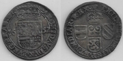 SPANISH BRABANT: Philip IV (1621-65)  1652 Liard (12 Mites), Brussels Mint;  Vanhoudt 653.  **SOLD OUT**