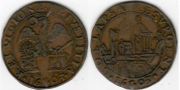 SPANISH NETHERLANDS 1603 Jeton, Restoration of finances under the administration of Ambroise Spinola, Antwerp Mint; Dugn 3554.  **SOLD OUT**