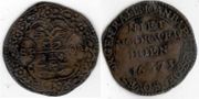 SPANISH NETHERLANDS 1673 Jeton, Antwerp Mint; Jean-Baptiste Roessoens, receiver general of Antwerp; Dugn 4312.  **SOLD OUT**