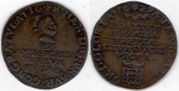 SPANISH NETHERLANDS: Utrecht 1629 Jeton; Capture of Den Bosch by Prins Hendrik; Dugn 3851.  **SOLD OUT**