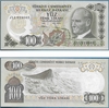 Turkey L.1970 (1972) 100 Lira, Pick 189a. **SOLD OUT** Turkey L.1970 (1972) 100 Lira, Pick 189a. **SOLD OUT**