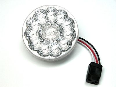 4" Clear Lens 15 Led Red  Lamp