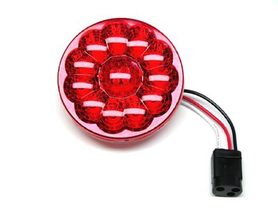 4" Red 15 Diode Led S/T/T Lamp