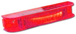 Red Thin-Line LED Lamp