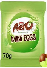 Aero Peppermint Mini Egg Bag 70g