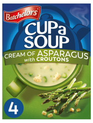 Batchelors Cup A Soup Cream of Asparagus with Croutons 4pk-2 in stock