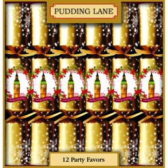 Pudding Lane Big Ben Crackers 12ct- Coming Christmas 2026 bwi