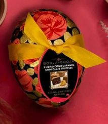 Booja Booja Organic Honeycomb Caramel Chocolate Truffles Egg Dairy Free 34g - Easter 2026 LLB