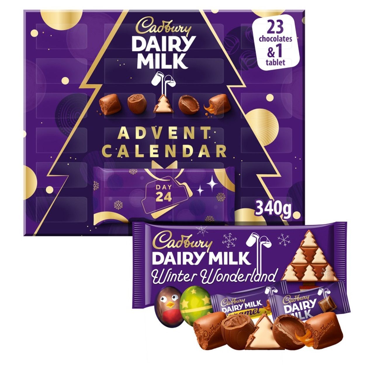 Cadbury Dairy Milk Adult Advent Calendar 340G - Sold Out 2023