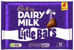 Cadbury Dairy Milk Little Bars 4pk 72g