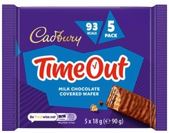 Cadbury Timeout Milk Chocolate Bar 5pk - Sold Out