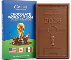 Carian's Bistro Chocolates - World Cup Chocolate Dubai Bar 75g