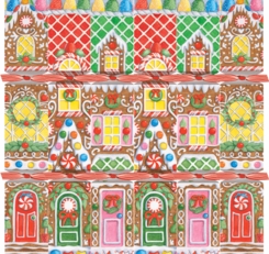 Caspari Gingerbread House Cracker 6ct - Coming Cfristmas 2026