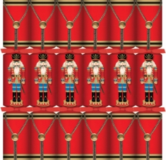 Caspari Nutcracker Drum Christmas Cracker 6 pack Coming 2026 Caspari Nutcracker Drum Christmas Cracker 6 pack Coming 2026