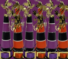 Caspari Witches Hats Halloween Crackers 6 Pack - Coming Soon Caspari Witches Hats Halloween Crackers 6 Pack - Coming Soon