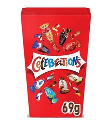 Celebrations Mini Carton 69g - Coming Christmas 2025