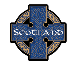 Celtic at Heart Sticker - Scotland - 1 in Stock
