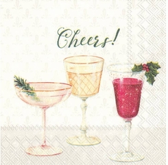 Cheers Christmas Cocktail Napkins - Coming Soon
