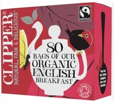 Clipper Organic Fairtrade English Breakfast Tea 80ct Bags