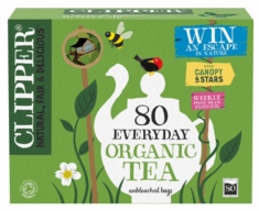 Clipper Organic Fairtrade Everyday Tea 80ct Bags - 2 In Stock