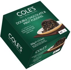 Cole's Double Chocolate And Mint Pudding 350g - Sold Out