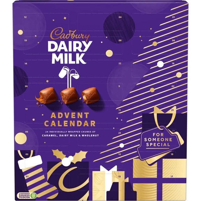 Dairy Milk Chunk Advent Calendar 258g - Sold Out 2022