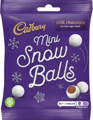 Cadbury Mini Snow Balls Bag 74g - Coming Christmas 2026 BD