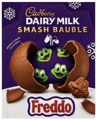 Dairy Milk Smash Bauble Freddos 90g - Coming Christmas 2026 BD