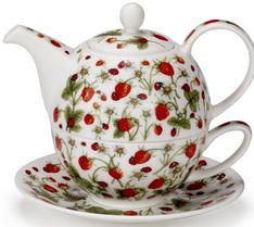 Dunoon Dovedale Strawberry Tea for One - 2 In Stock