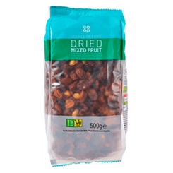 Co op Dried Mixed Fruit 500g