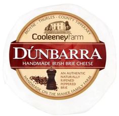Dunbarra Peppered Brie Cheese 180g - Coming St Patrick's Day 