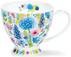 Dunoon Skye Blue Floral Burst