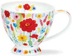 Dunoon Skye Red Floral Burst