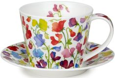 Dunoon Islay Cup and Saucer Floral Fiesta - 3 in stock
