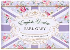 English Garden Earl Grey Tin 40ct Bags 