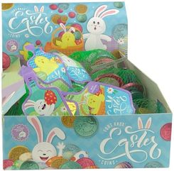 Fort Knox Easter Milk Chocolate Coins and Stickers Mesh Bag - Coming Easter 2026 CI